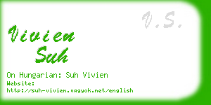 vivien suh business card